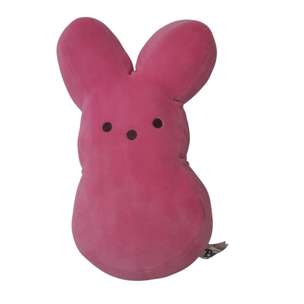 Peeps Plush Bunny Pink Rabbit 11" Stuffed Animal Just Born 2023 - Picture 1 of 8